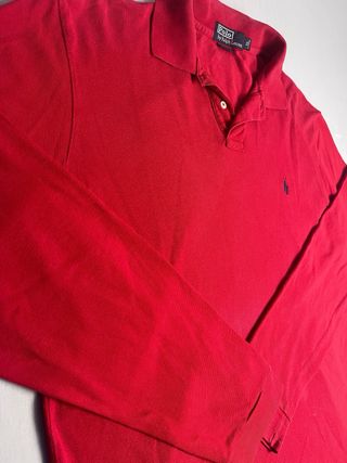 Raph laureen shirt 90’s vintage red hombre talla X