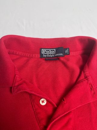 Raph laureen shirt 90’s vintage red hombre talla X