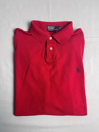 Raph laureen shirt 90’s vintage red hombre talla X