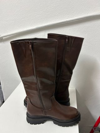 Stivali donna marrone tg 39 nuovi