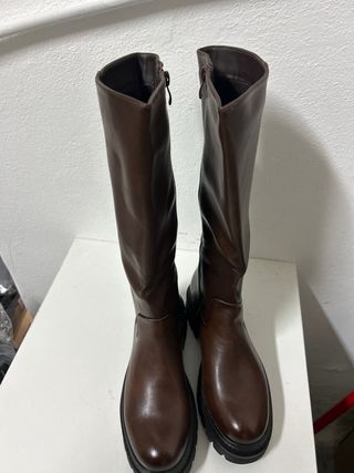 Stivali donna marrone tg 39 nuovi