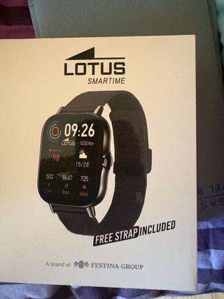 Correa Lotus Smart watch Negra