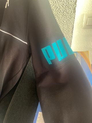 Sudadera Puma Negra Hombre Perfecto estado.