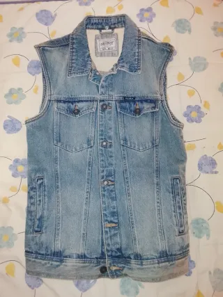 Chaleco Vaquero Pull&Bear Talla M
