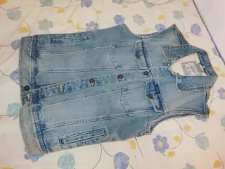 Chaleco Vaquero Pull&Bear Talla M