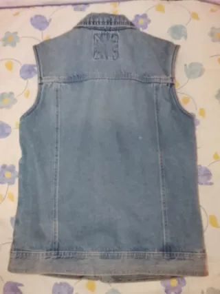Chaleco Vaquero Pull&Bear Talla M