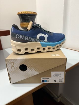 Zapatillas On Cloudmonster 2 Azul Talla 42.5