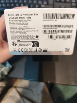 Xiaomi Redmi Note 12 Pro Blu Glaciare 256GB