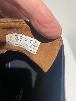 Botín de piel Timberland color negro