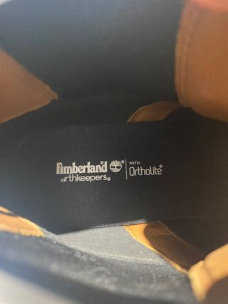 Botín de piel Timberland color negro