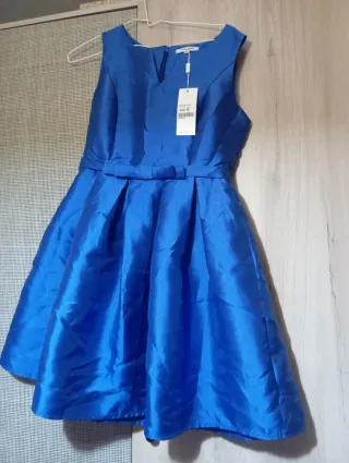Vestido azul TRAFALUC talla M