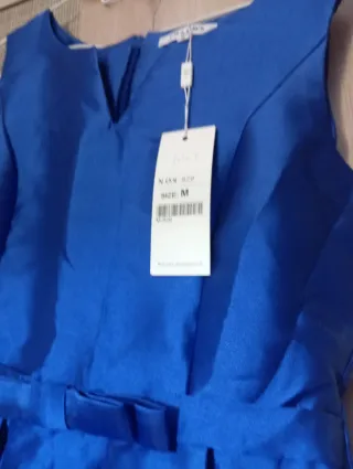 Vestido azul TRAFALUC talla M