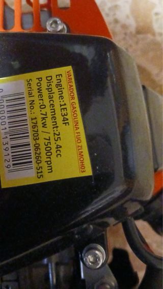 Vareador Oliva Gasolina tipo peine ( nuevo )