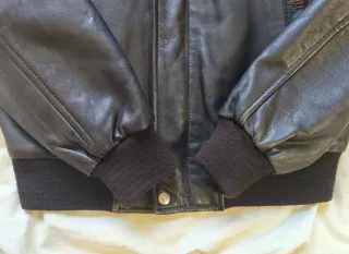 Chaqueta Bomber Schott Piel Marrón