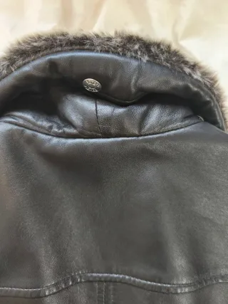 Chaqueta Bomber Schott Piel Marrón