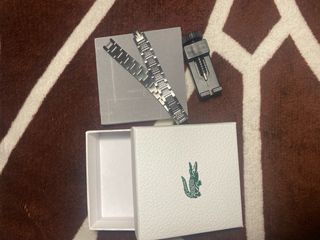 Pulsera Lacoste Plata con Herramienta