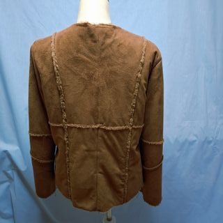 Chaqueta borreguito ante EASY WEAR marrón