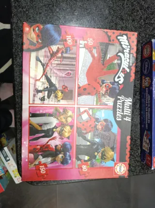 Puzzle Ladybug Multi 4 Puzzles Educa