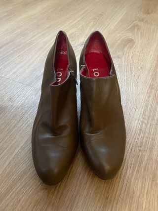 Botines LODI Piel Marrón Talla 39