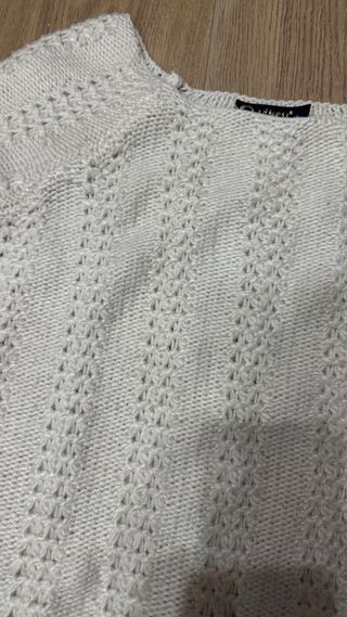 Jersey blanco de punto