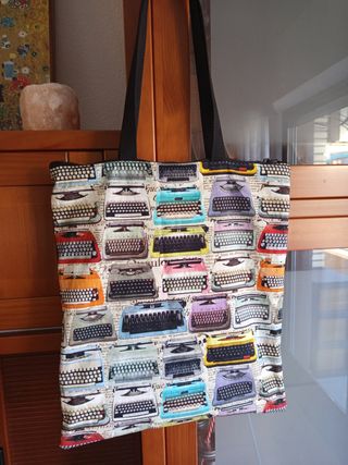 Bolso totebag máquinas de escribir