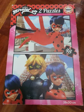 2 Puzzles Ladybug 48 Piezas Educa