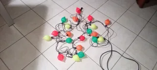 Catena luminosa natalizia VINTAGE con 20 luci