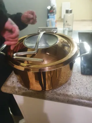 Cazuela cobre/look cobre