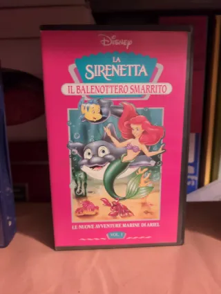 4 VHS Walt Disney I Classici