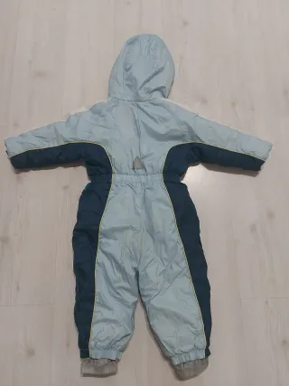 Mono de nieve para niño azul y oscuro