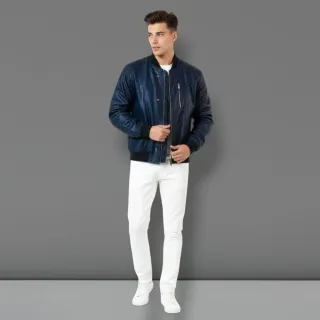 Chaqueta Bomber Efecto Piel M 40 NUEVA Tiffosi