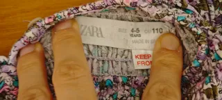 Vestido Zara 4-5 anos + collants