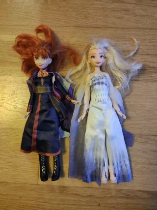 Muñecas Frozen Anna y Elsa