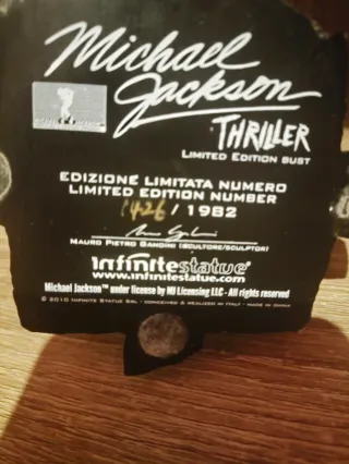 Figura Michael Jackson Edición Limitada Sin caja.