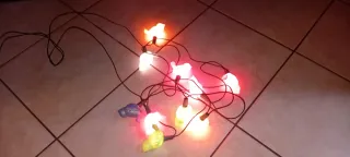 10 Luci Natalizie Vintage Uccellini