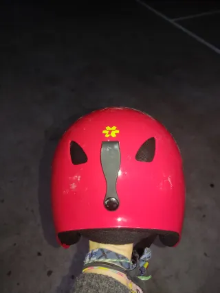 Casco de Nieve Infantil Rosa