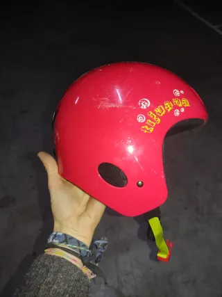 Casco de Nieve Infantil Rosa