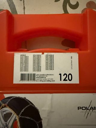 Cadenas Nieve Polaire Prime 9+ talla 120 - nuevas