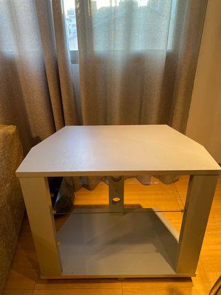 Mobile scrivania con ripiano e ruote