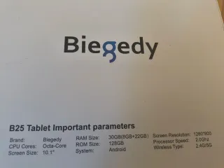 Tablet 10 Pollici Android 15, 30GB RAM, 5G WiFi