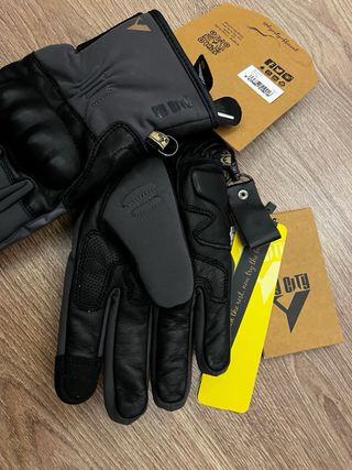 Guantes Moto Invierno By City Negros y Grises M