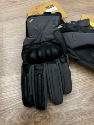 Guantes Moto Invierno By City Negros y Grises M