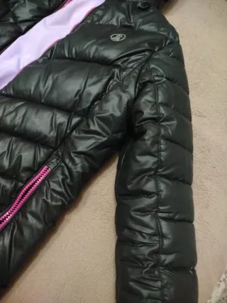 Chaqueta acolchada reversible niña