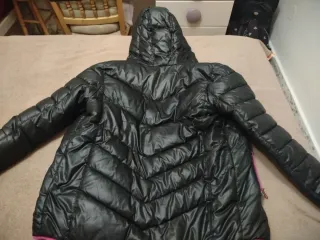 Chaqueta acolchada reversible niña