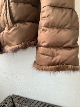 Chaqueta Carolina Herrera Marrón Plumas