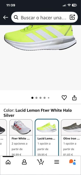 Zapatillas Adidas Galaxy 7 Nuevas