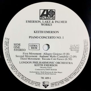 2LP Vinilo EMERSON, LAKE & PALMER "Works Volume 1"