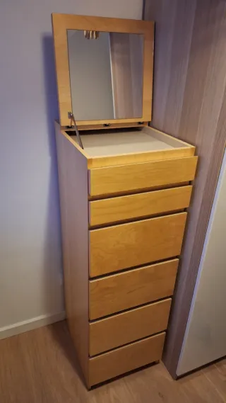 Cómoda Malm Ikea Madera Maciza