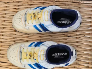 Adidas Puffylette Zapatillas Blancas y Azules