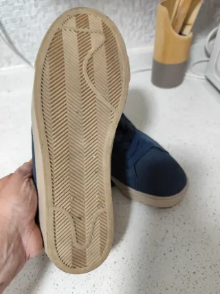 Botines Álvaro Moreno Azul y Verde ,puesto 1 vez